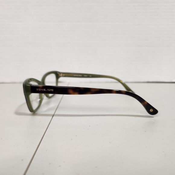 MICHAEL KORS MK 256 225 HAVANA GREEN AUTHENTIC EYEGLASSES 50-17-130 Frames ONLY - Picture 2 of 9